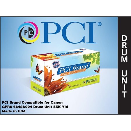 PCI Pci Canon 6648A004Aa Black Drum Unit 55K 6648A004AA-PCI